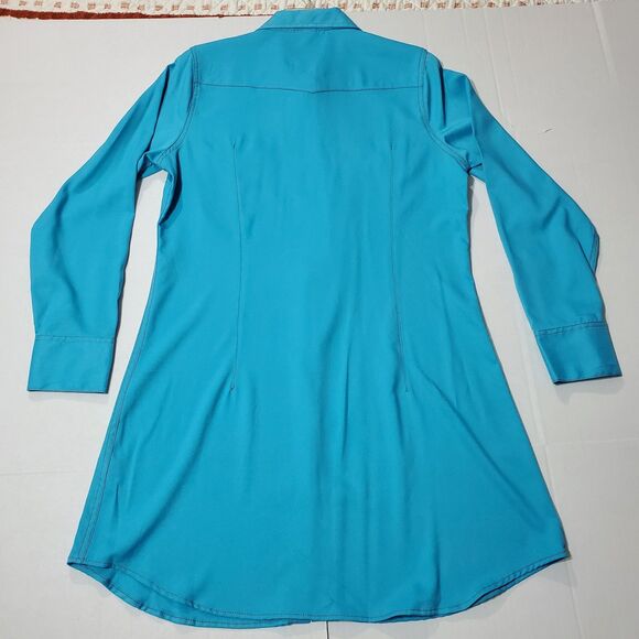 Cowgirl Justice Shirt Midi Dress Western Style Size L - Picture 14 of 16